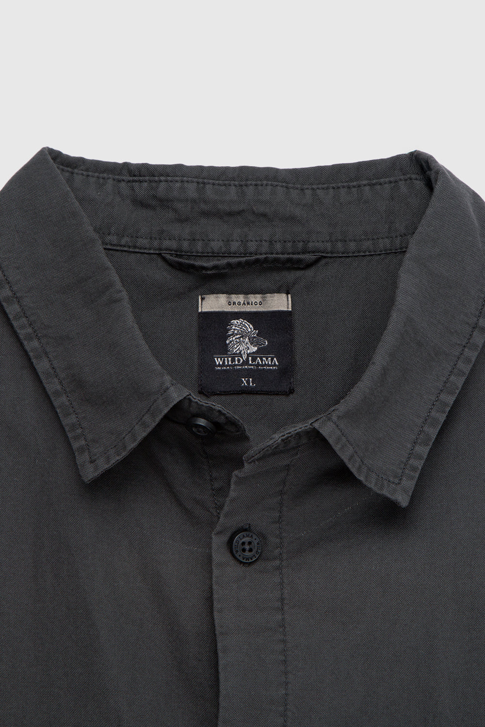 Camisa Pinco Orgánica Negra Hombre