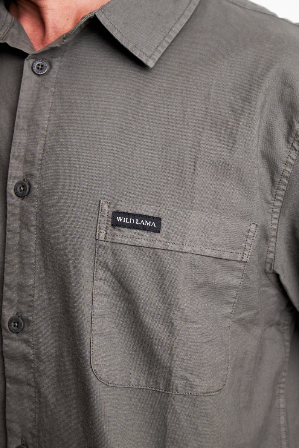 Camisa Pinco Orgánica Verde Hombre