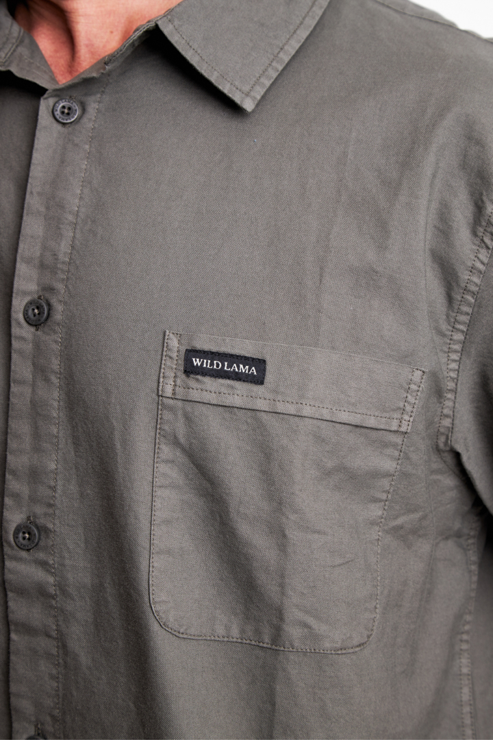 Camisa Pinco Orgánica Verde Hombre