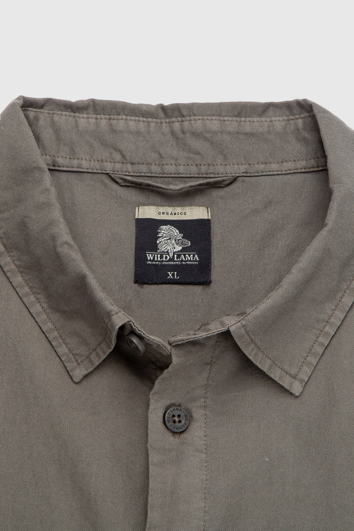 Camisa Pinco Orgánica Verde Hombre