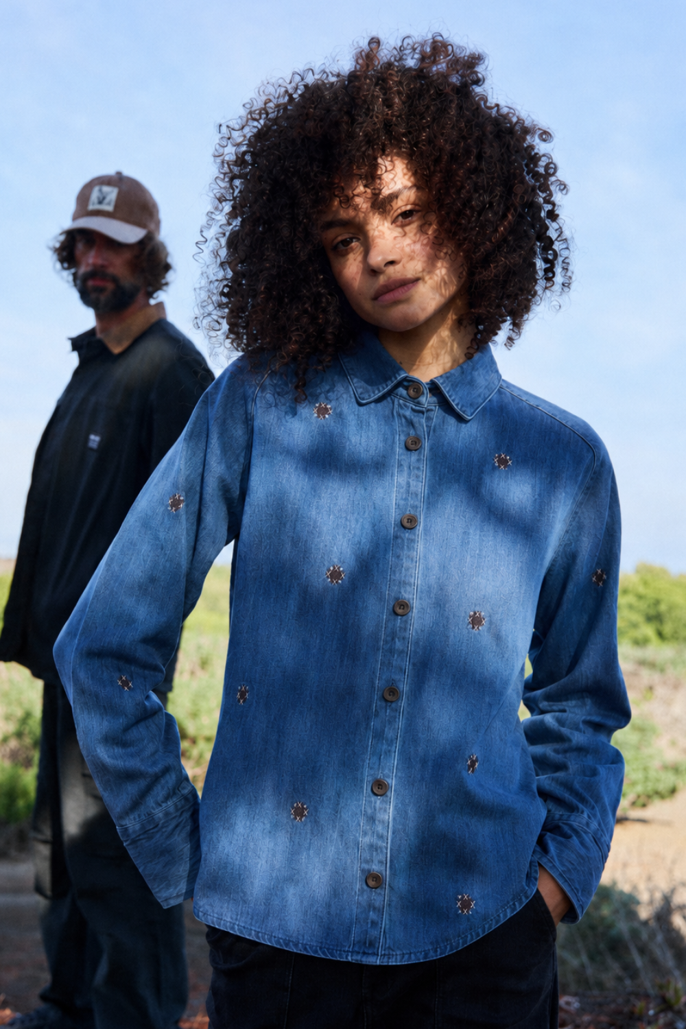 Camisa Tilca Denim Mujer