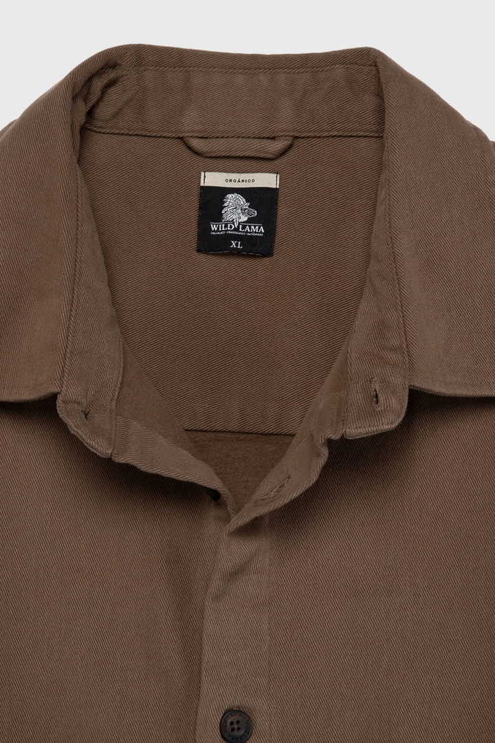 Sobrecamisa Tipe Orgánica Café Hombre
