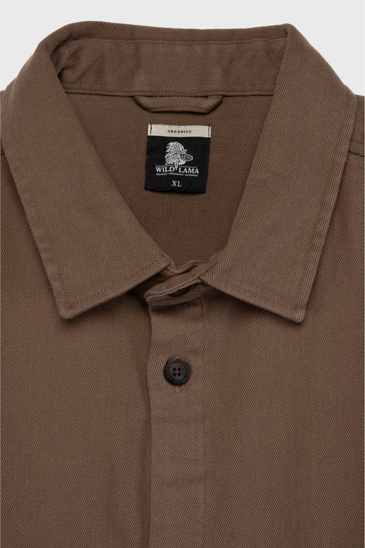 Sobrecamisa Tipe Orgánica Café Hombre