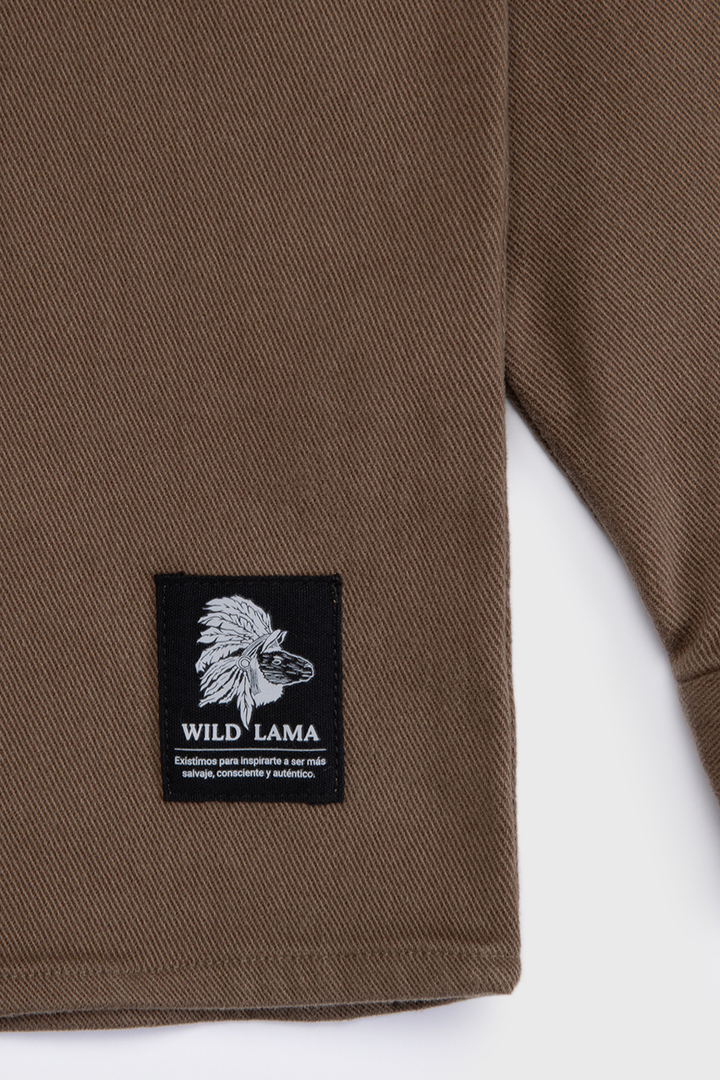 Sobrecamisa Tipe Orgánica Café Hombre