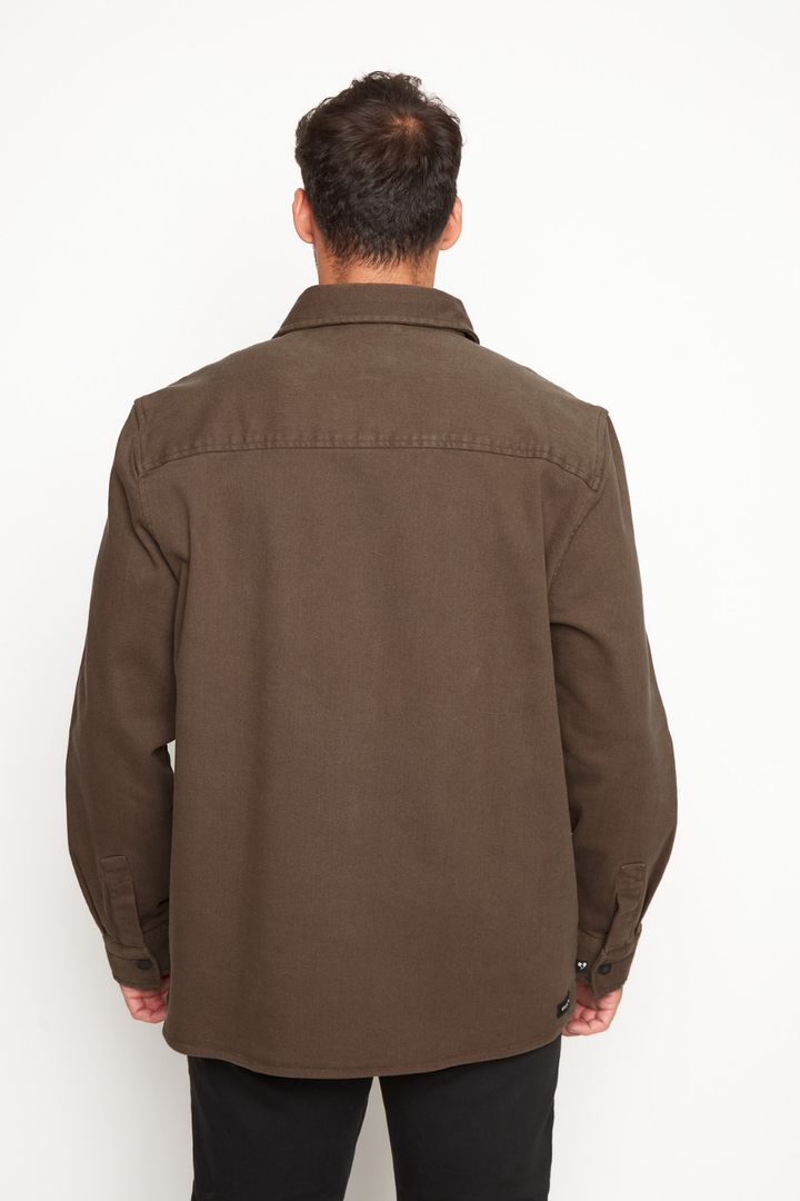 Sobrecamisa Tipe Orgánica Café Hombre