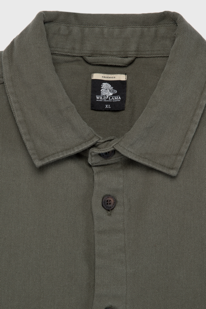 Sobrecamisa Tipe Orgánica Verde Hombre