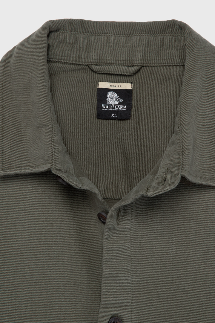 Sobrecamisa Tipe Orgánica Verde Hombre