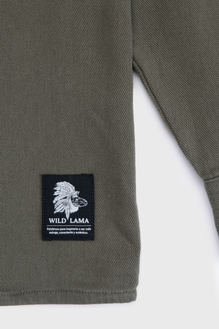 Sobrecamisa Tipe Orgánica Verde Hombre