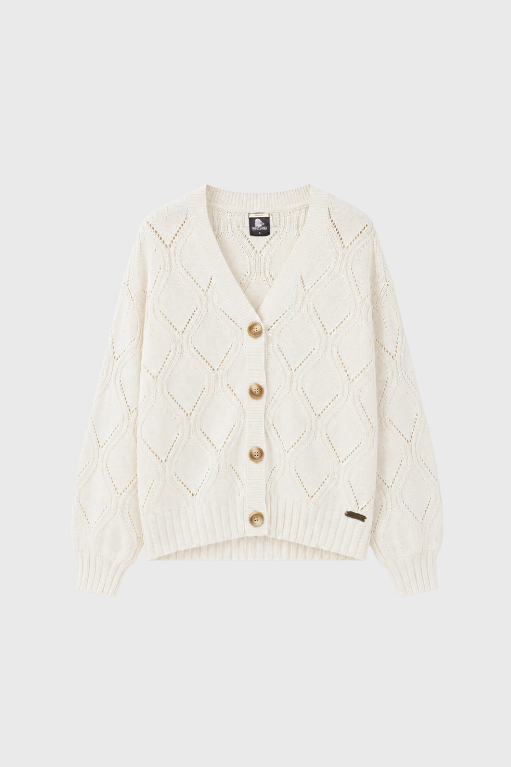 Cárdigan Astra Orgánico Beige Mujer