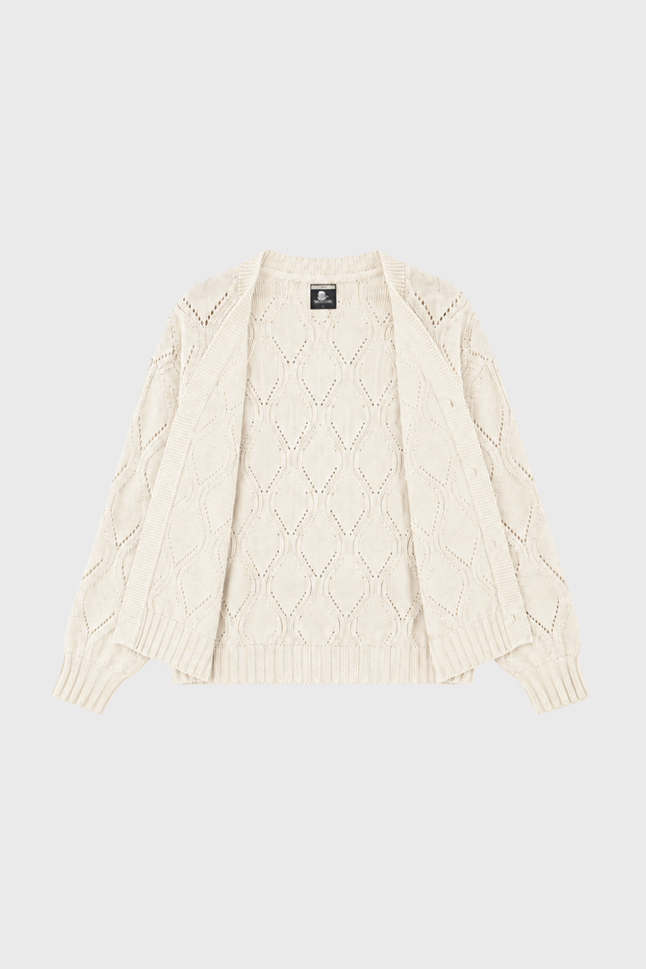 Cárdigan Astra Orgánico Beige Mujer