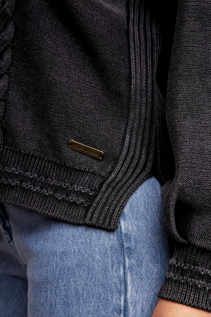 Cardigan Sani Orgánico Marengo Mujer