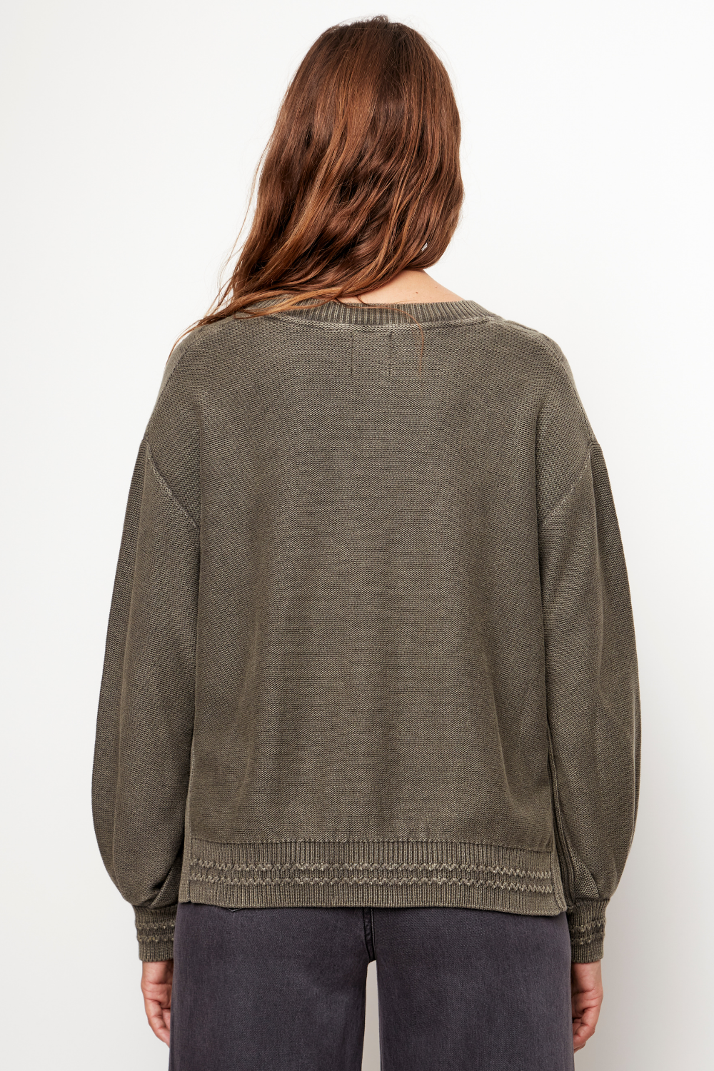 Cardigan Sani Orgánico Verde Mujer