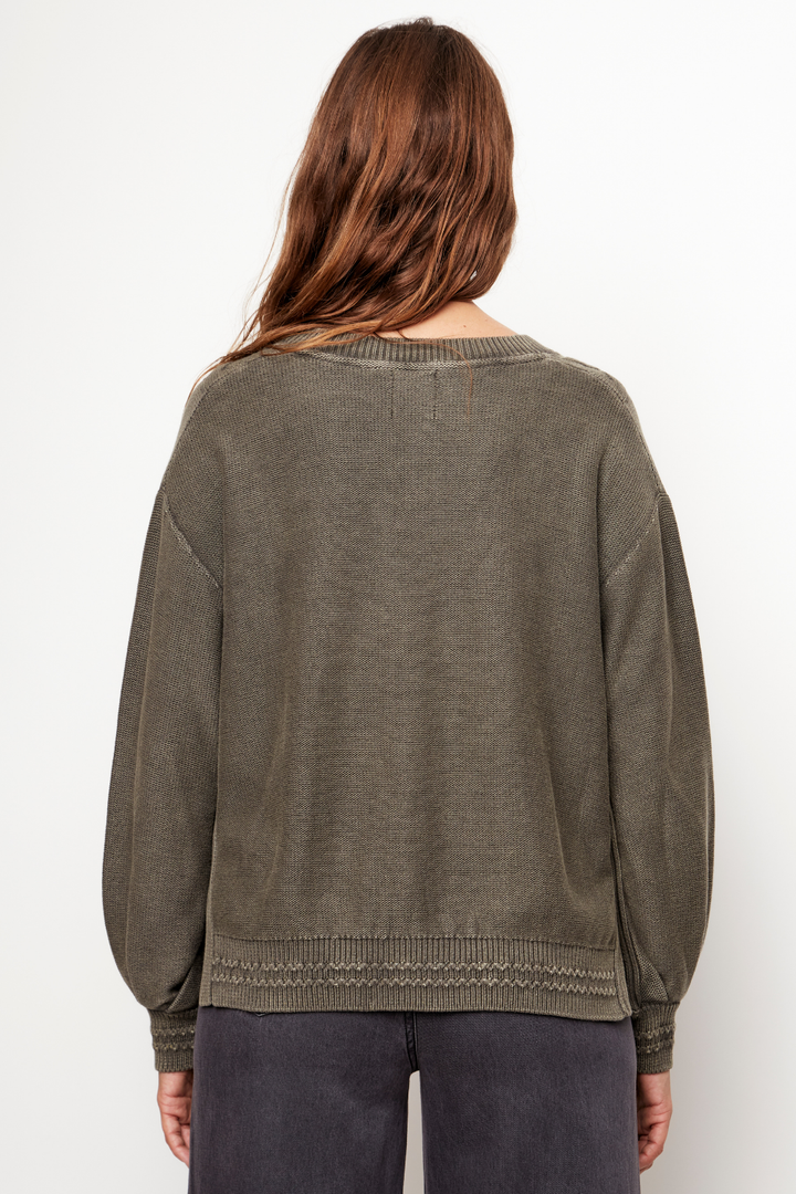 Cardigan Sani Orgánico Verde Mujer