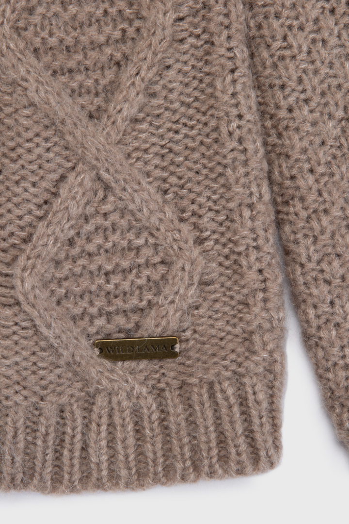 Cárdigan Zaga Beige Mujer