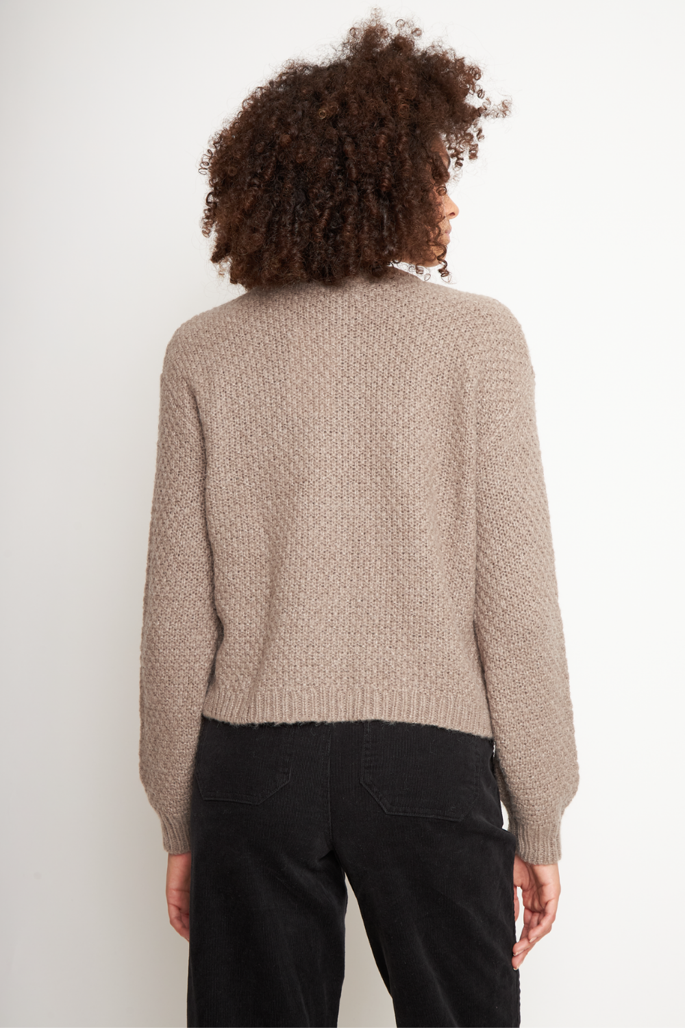 Cárdigan Zaga Beige Mujer