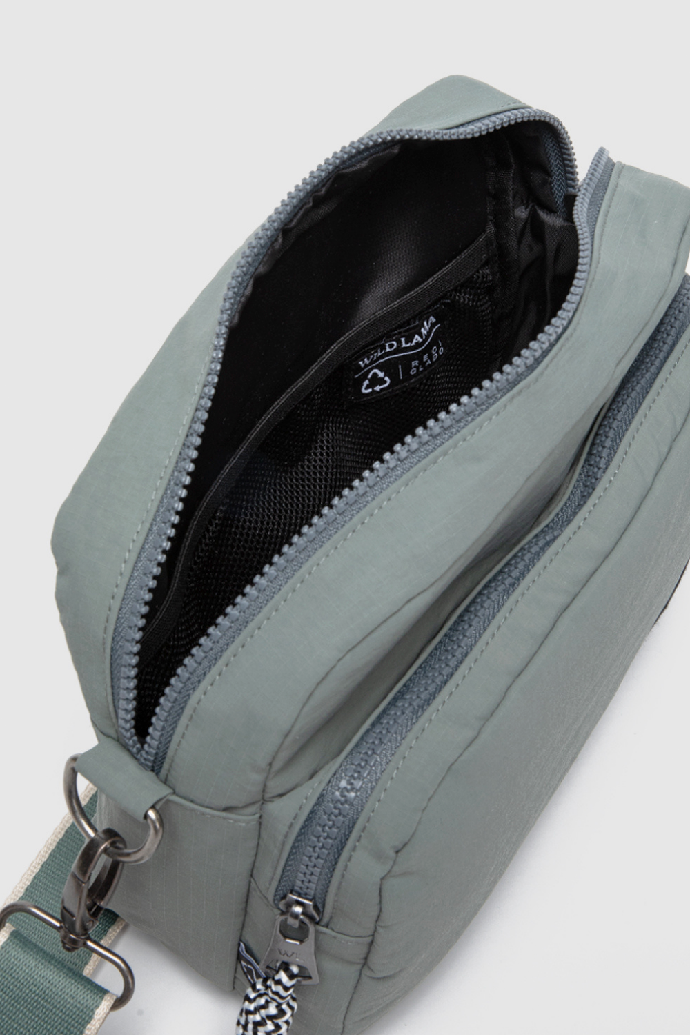 Cartera Rina Reciclada Gris Azulado