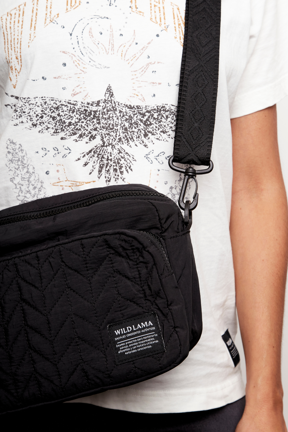 Cartera Rina Reciclada Negro