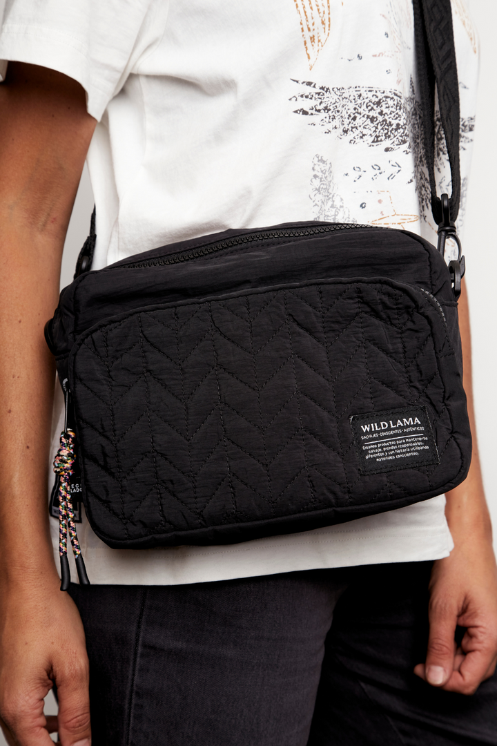 Cartera Rina Reciclada Negro