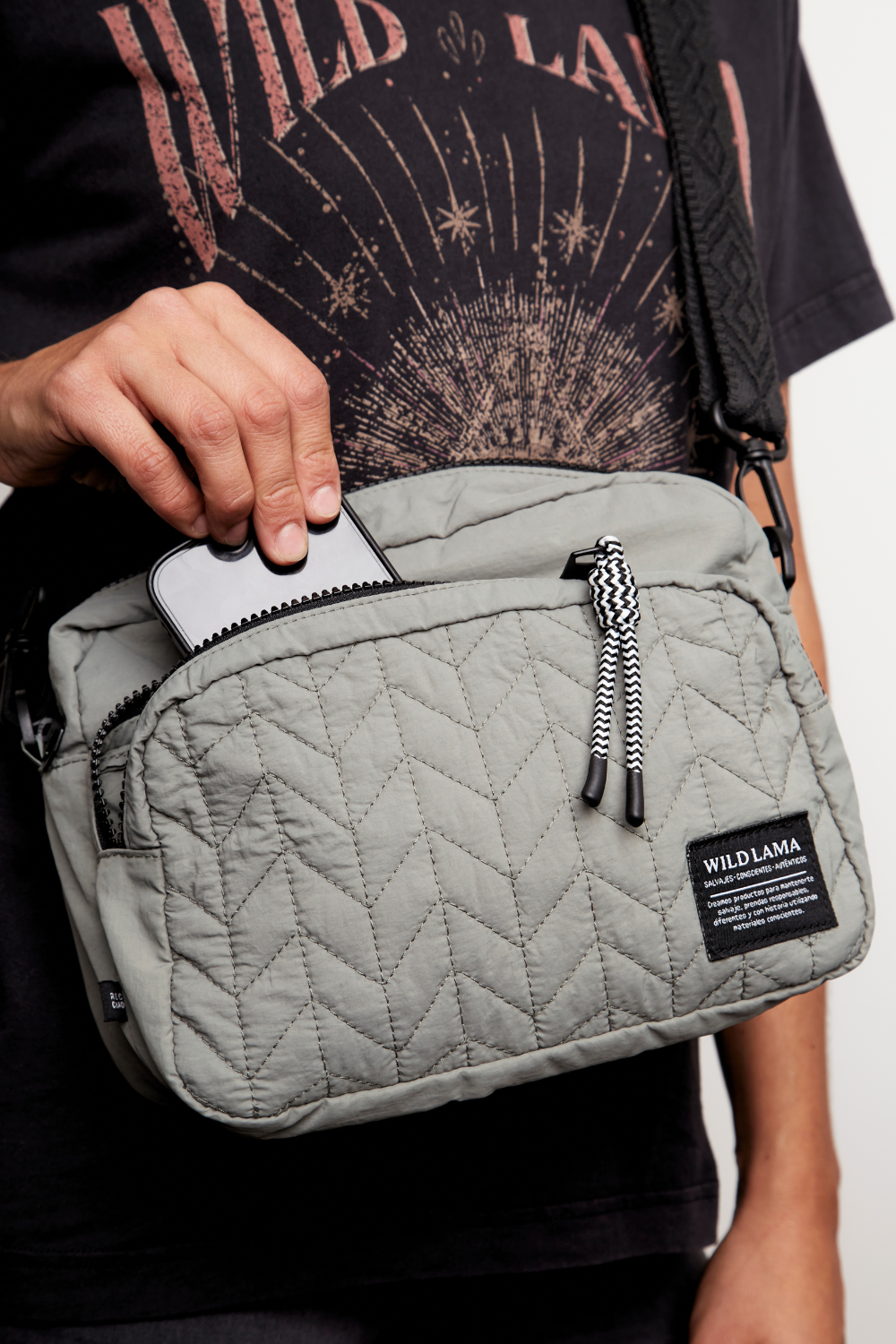 Cartera Rina Reciclada Verde Agua