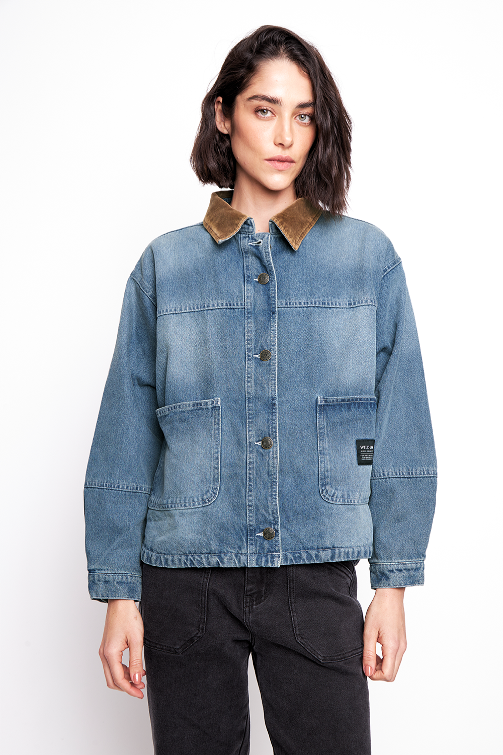 Chaqueta Adina Orgánica Denim Mujer