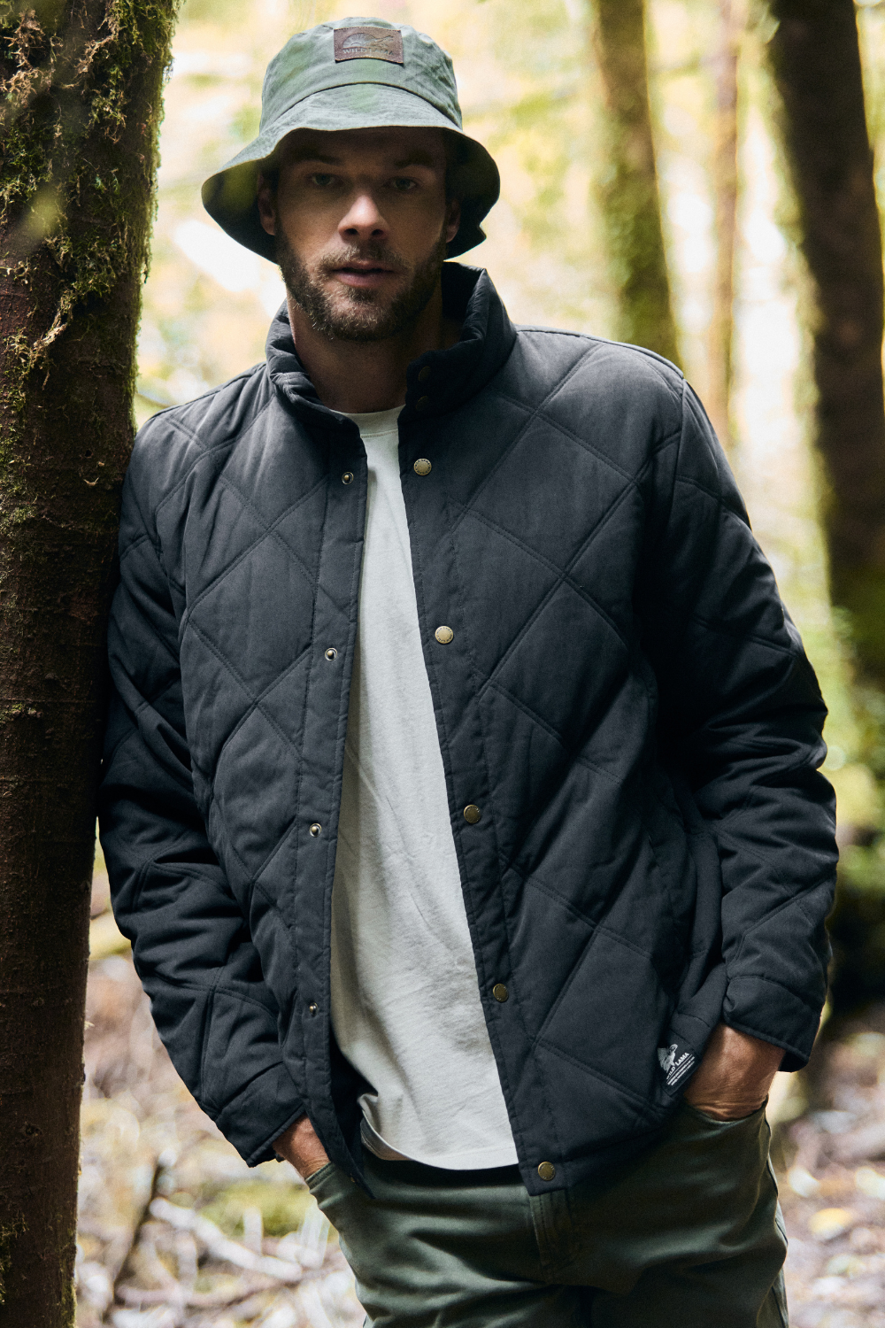 Parka Baker Reciclada Negra Hombre