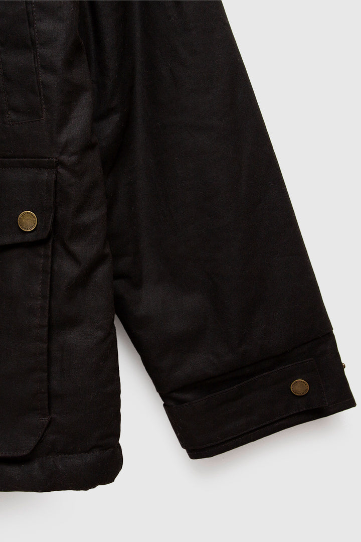 Chaqueta Cava Wax Orgánica Café Hombre