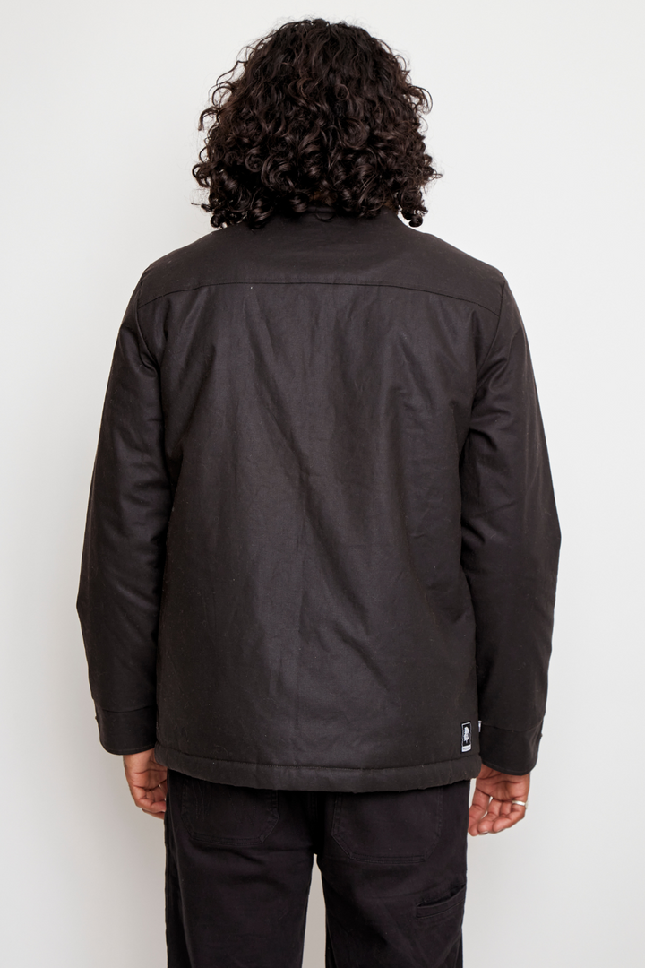 Chaqueta Cava Wax Orgánica Café Hombre