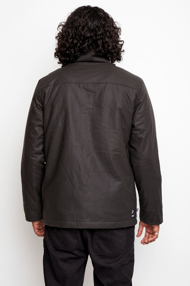 Chaqueta Cava Wax Orgánica Verde Hombre