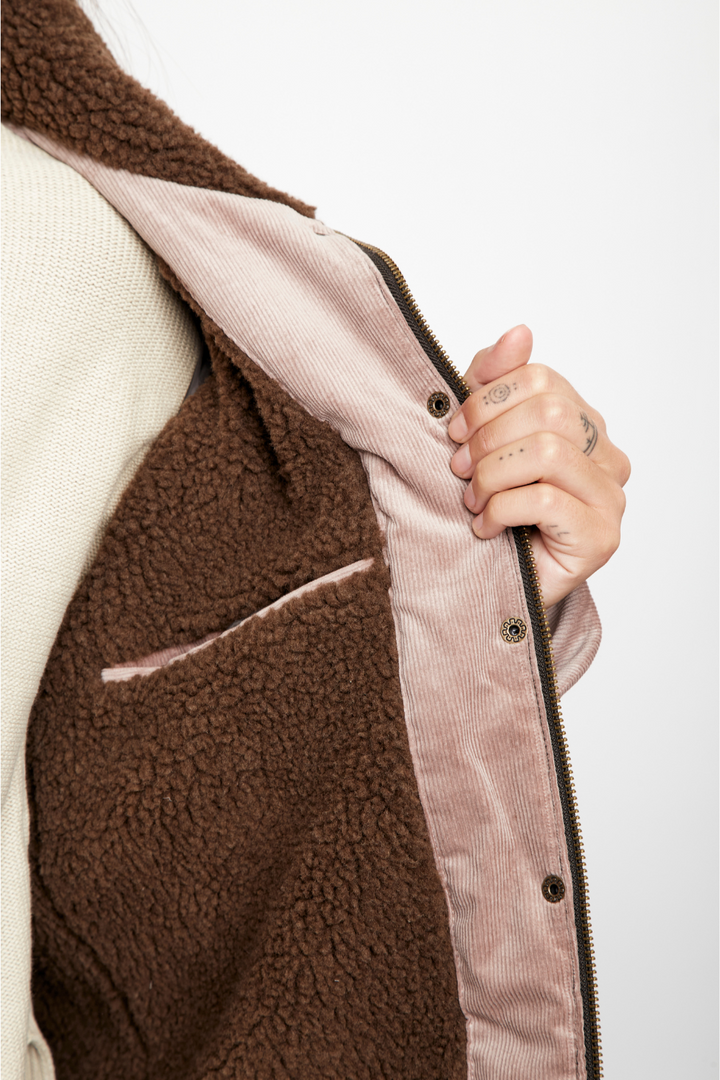 Chaqueta Cava Wax Orgánica Verde Mujer