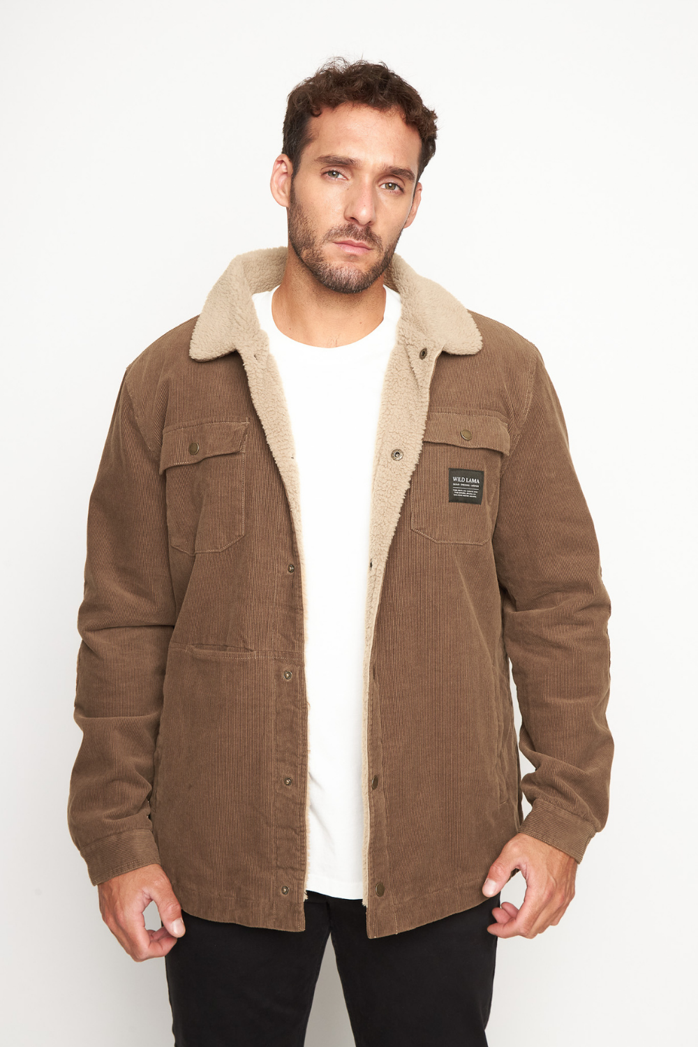 Chaqueta Cordero Orgánica Camel Hombre