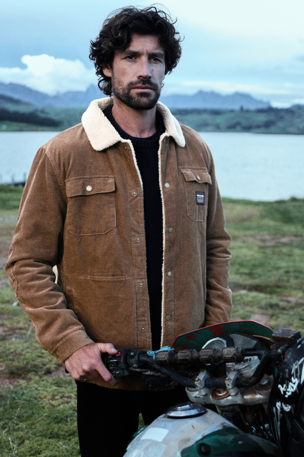 Chaqueta Cordero Orgánica Camel Hombre