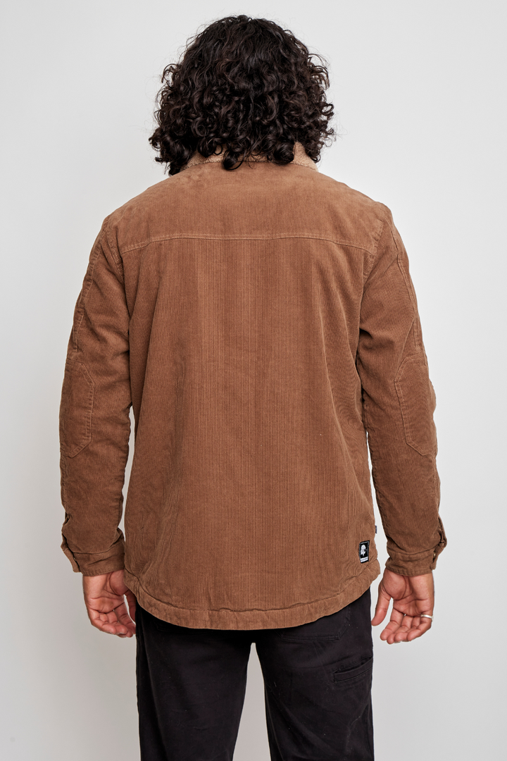 Chaqueta Cordero Orgánica Camel Hombre