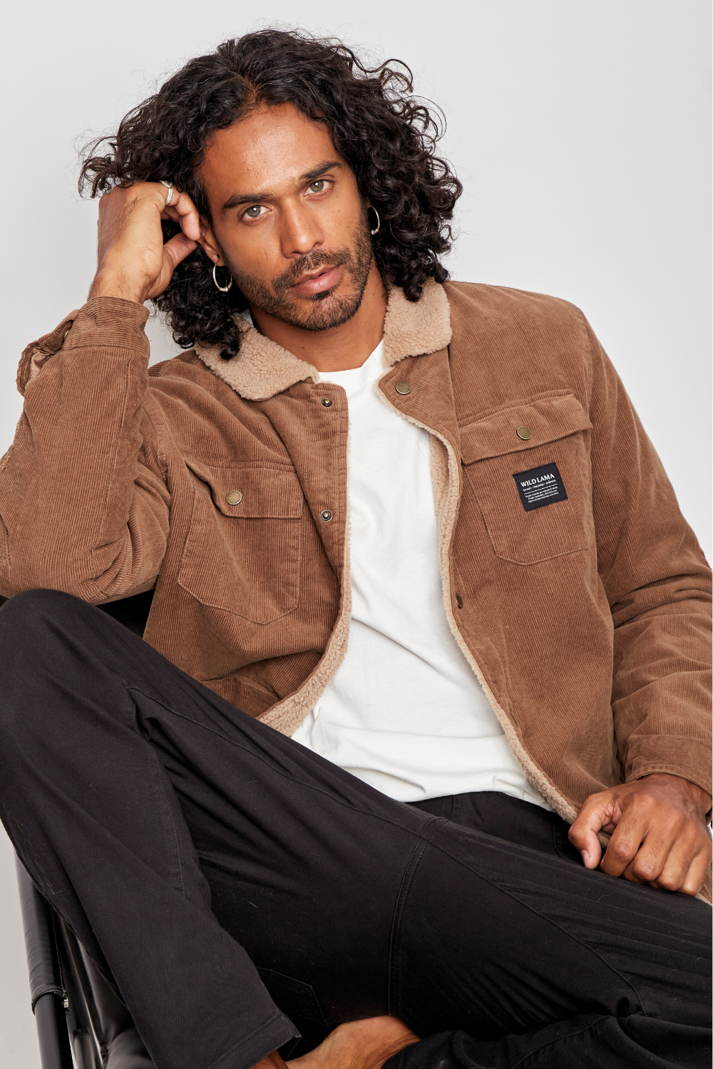 Chaqueta Cordero Orgánica Camel Hombre