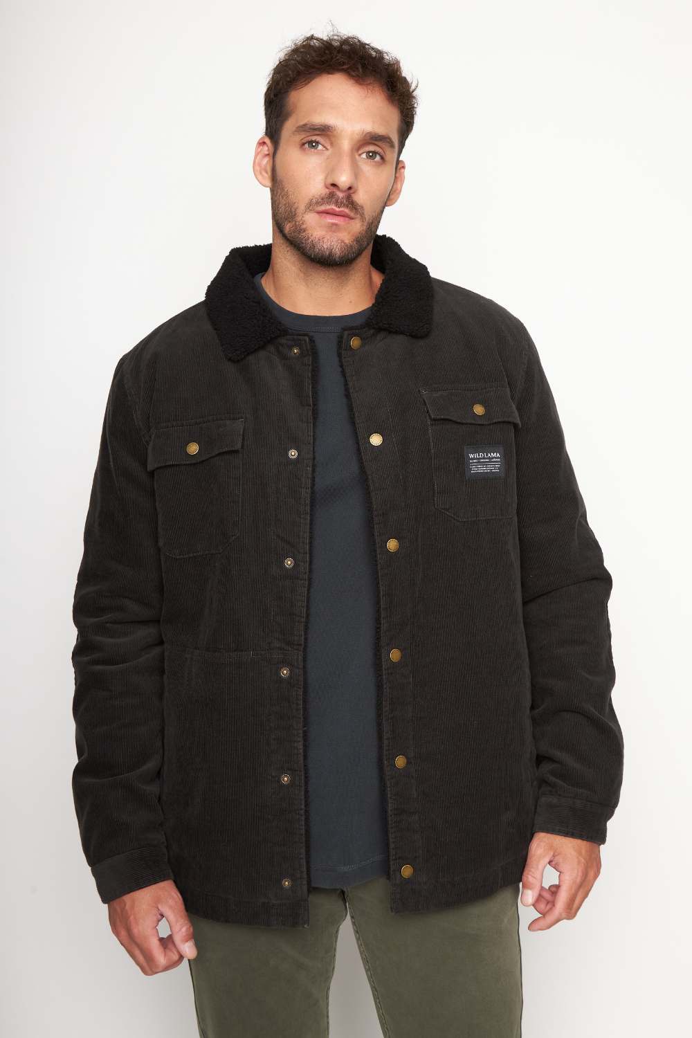 Chaqueta Cordero Orgánica Marengo Hombre