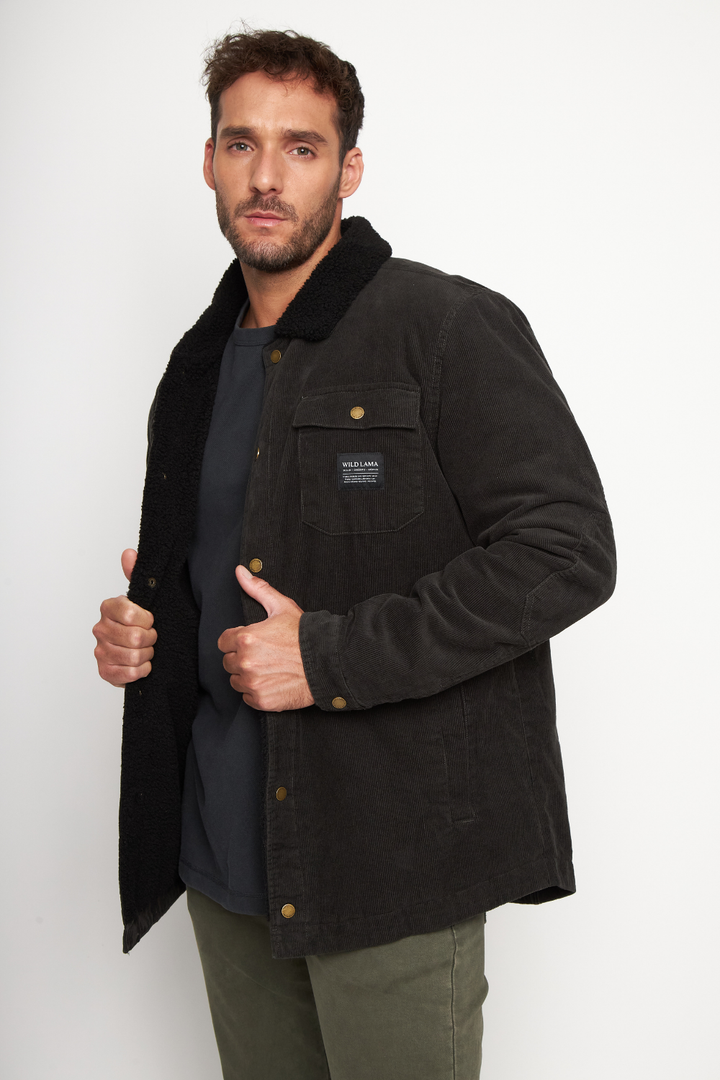 Chaqueta Cordero Orgánica Marengo Hombre