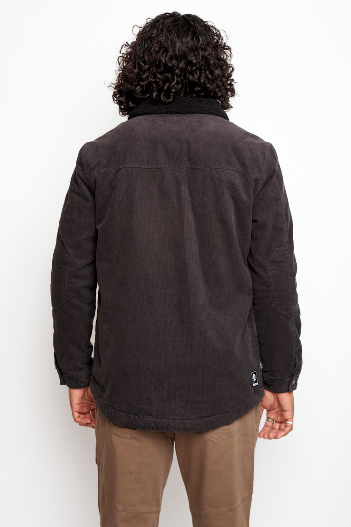 Chaqueta Cordero Orgánica Negra Hombre