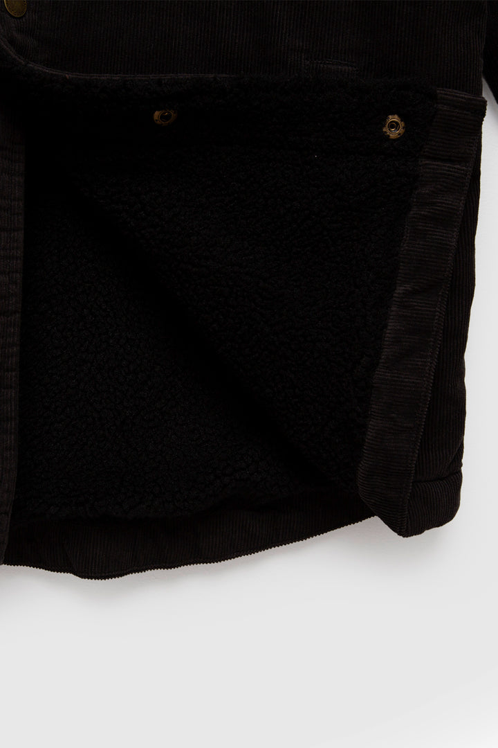 Chaqueta Cordero Orgánica Negra Hombre