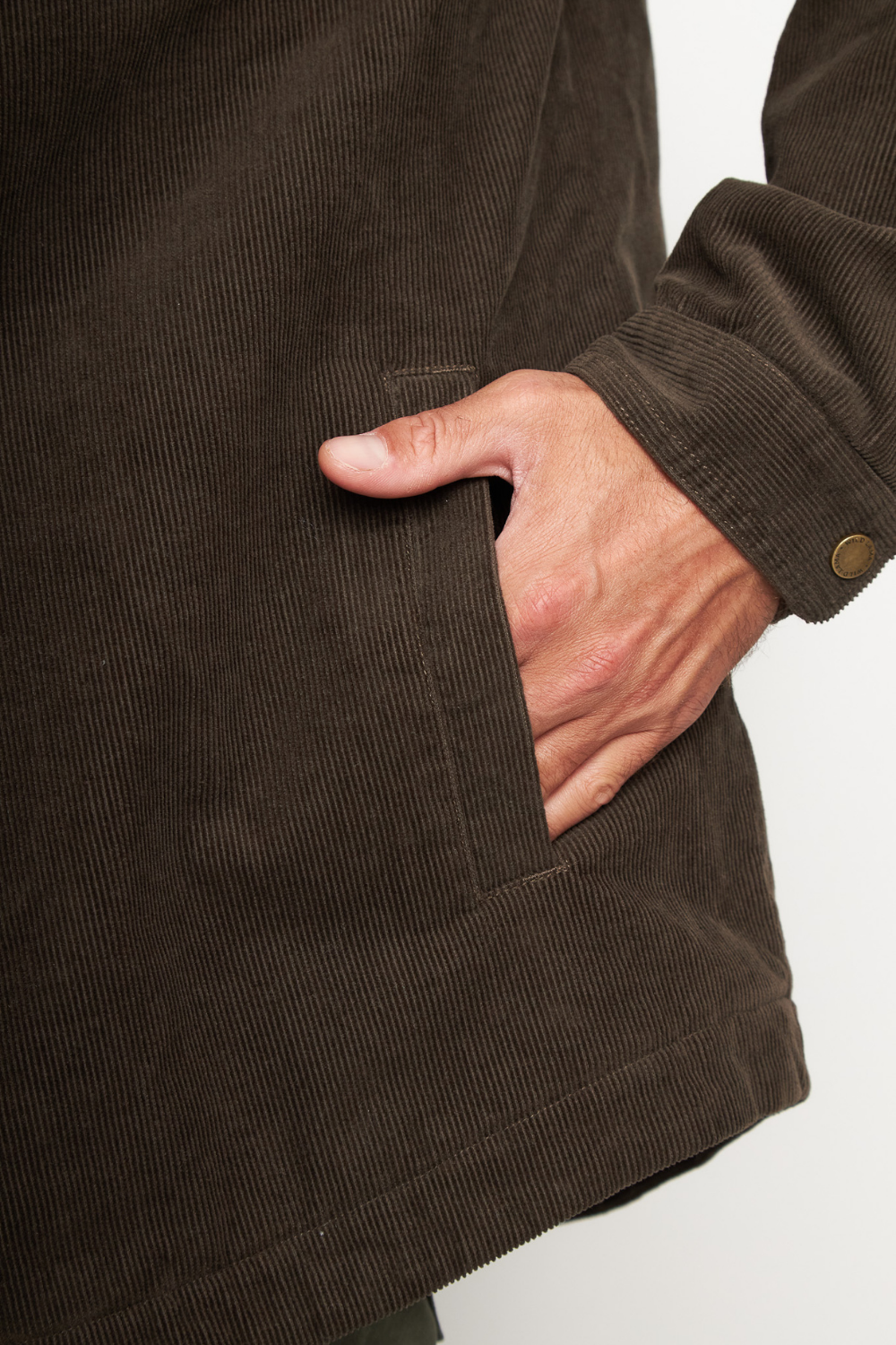 Chaqueta Cordero Orgánica Café Verdoso Hombre