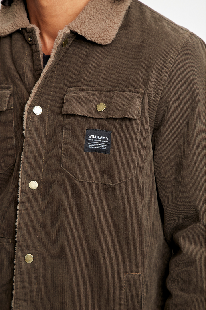 Chaqueta Cordero Orgánica Verde Hombre