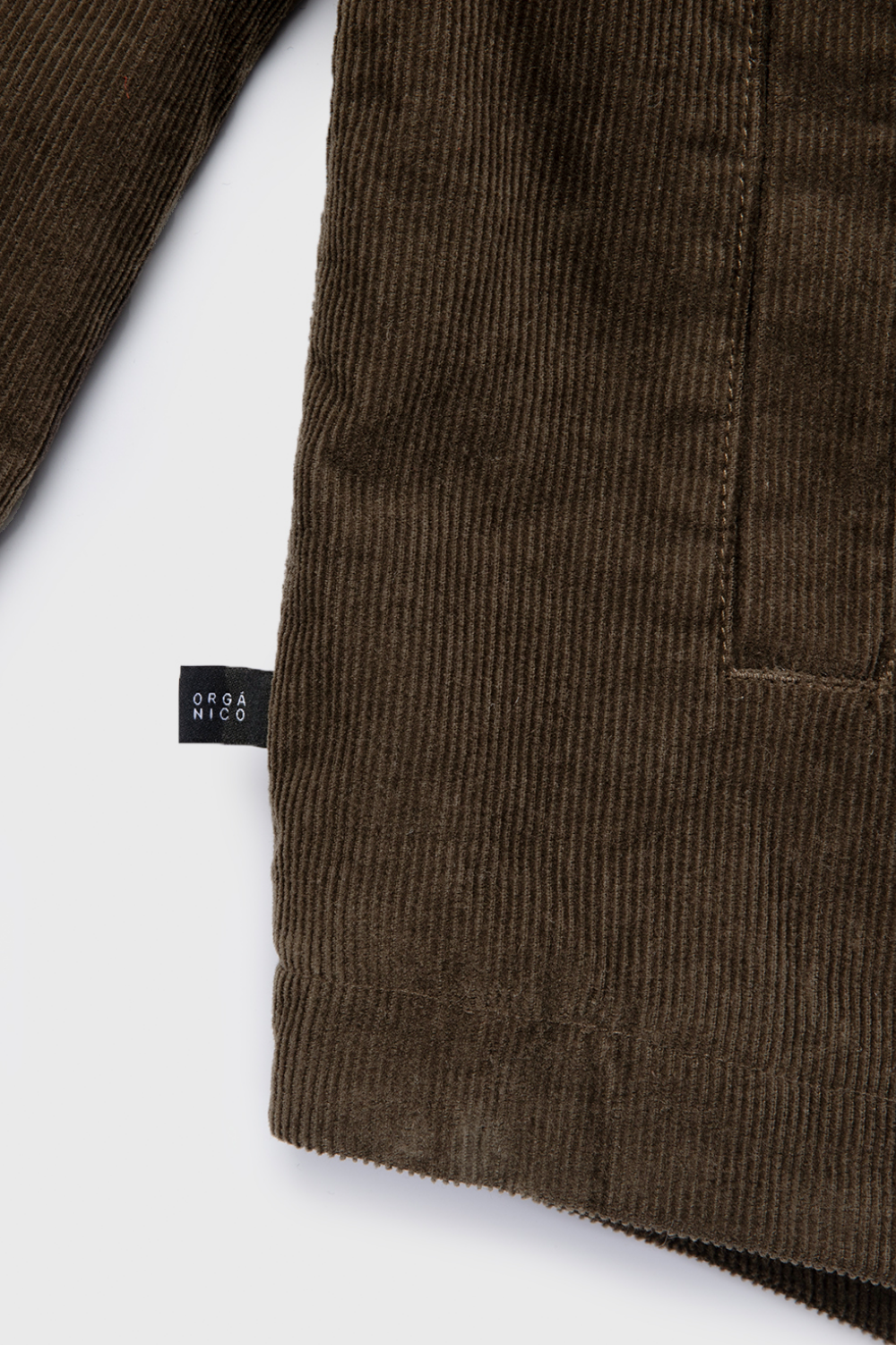 Chaqueta Cordero Orgánica Café Verdoso Hombre