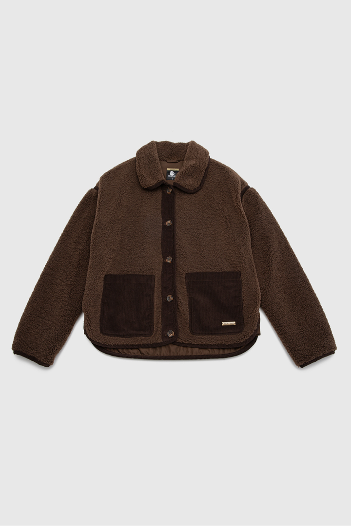 Chaqueta Grace Reciclada Café Mujer