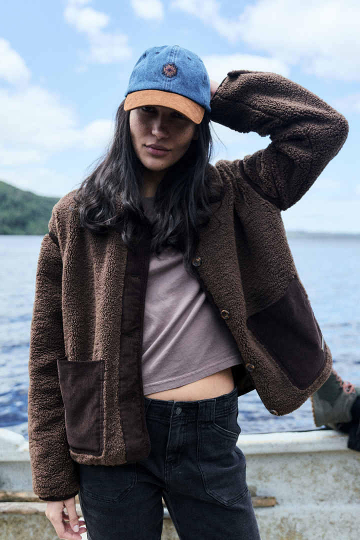 Chaqueta Grace Reciclada Café Mujer