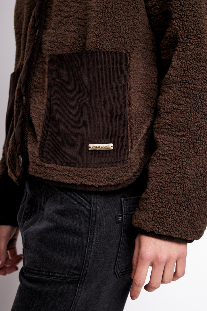 Chaqueta Grace Reciclada Café Mujer