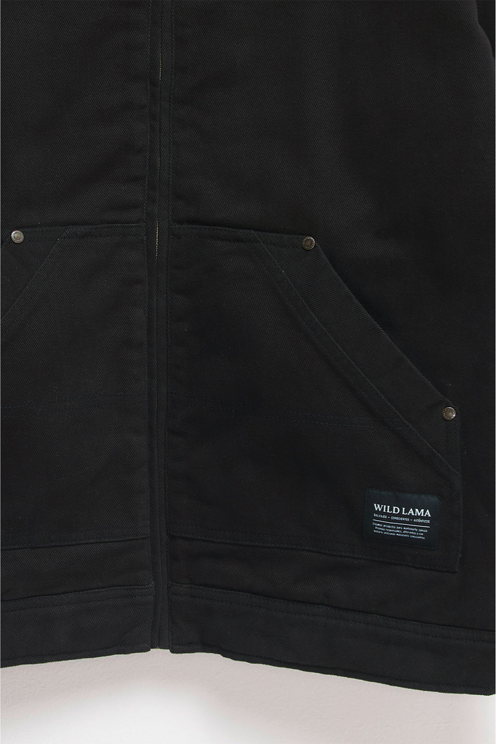 Chaqueta Leufu Orgánica Negra Hombre