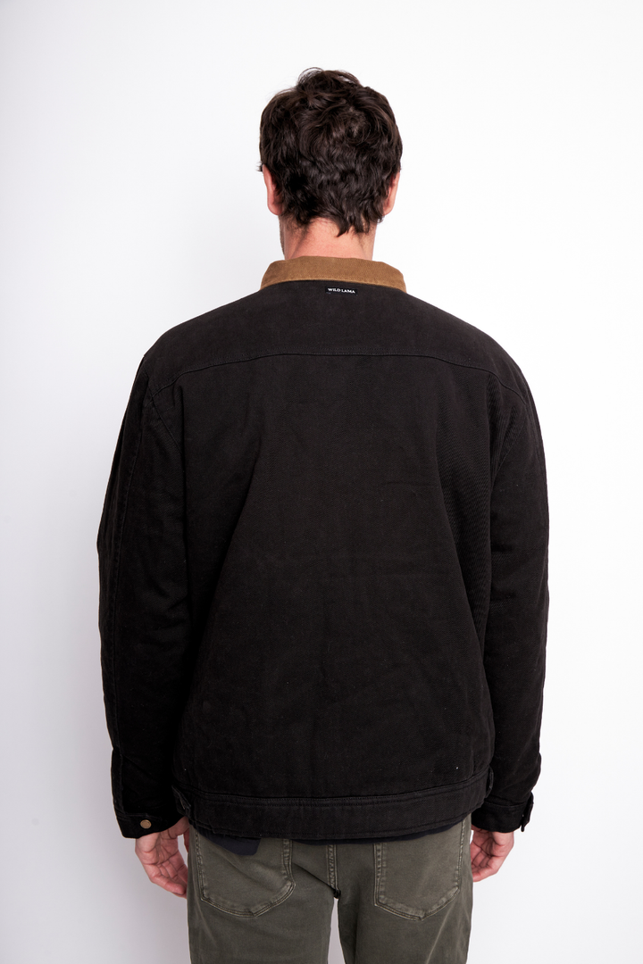 Chaqueta Leufu Orgánica Negra Hombre