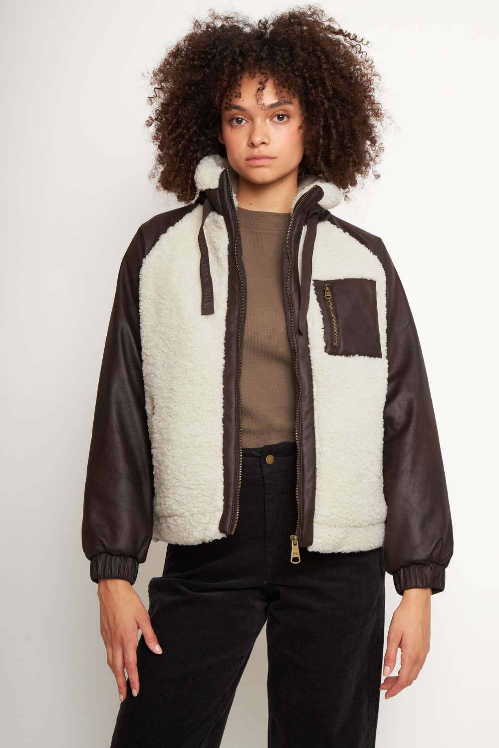 Chaqueta Loy Reciclada Café Mujer