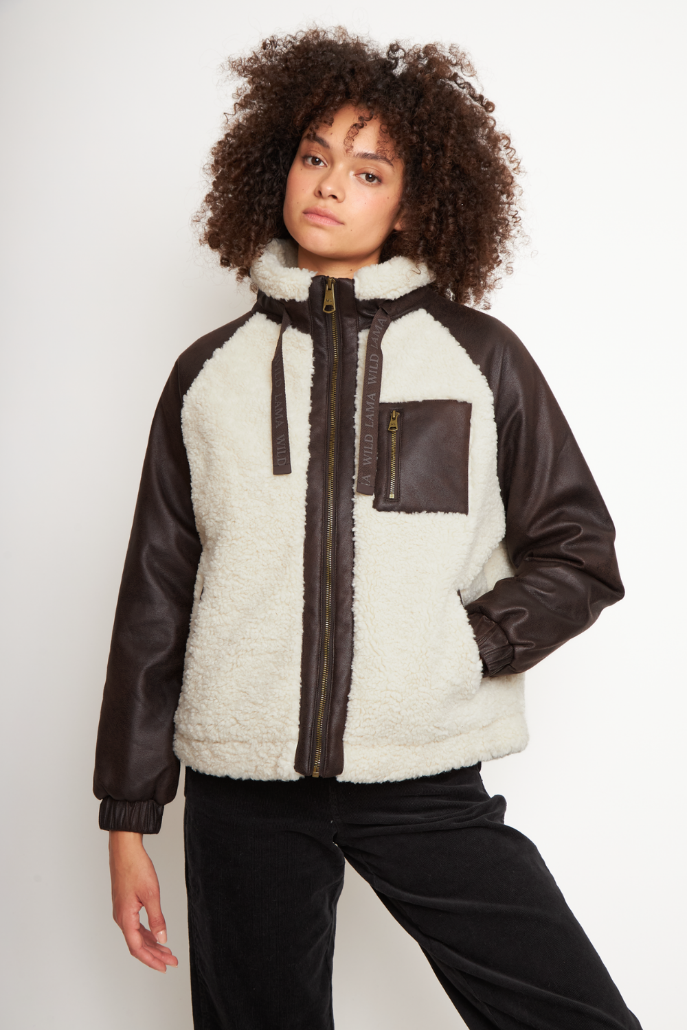 Chaqueta Loy Reciclada Café Mujer