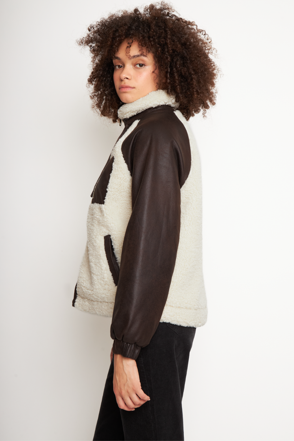 Chaqueta Loy Reciclada Café Mujer