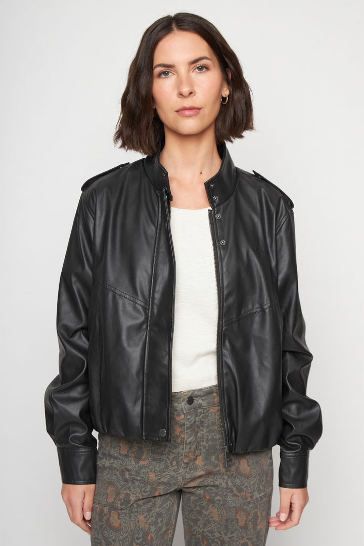 Chaqueta Maite Reciclada Negra Mujer