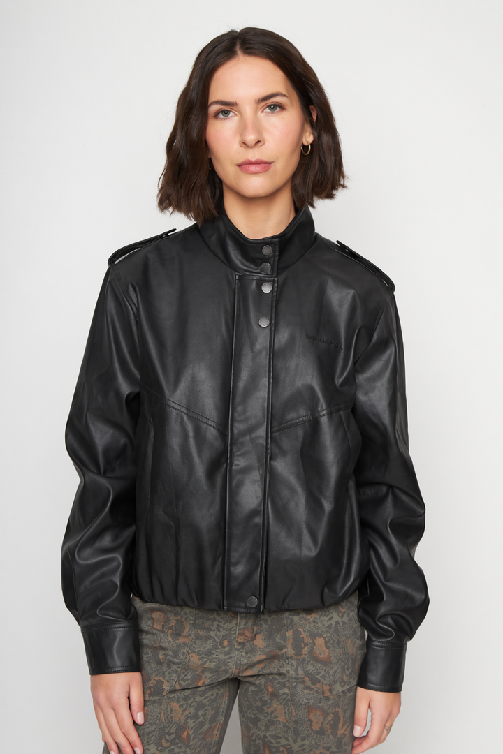 Chaqueta Maite Reciclada Negra Mujer